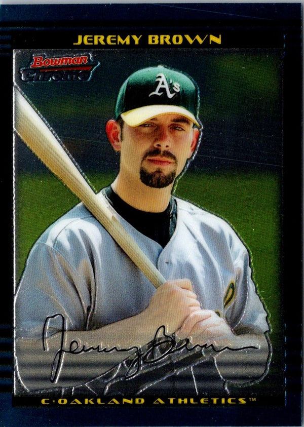 2002 Bowman Draft Picks & Prospects Jeremy Brown #BDP35 Rookie