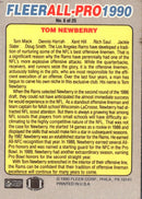 1990 Fleer All-Pro Tom Newberry