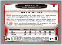2014 Bowman Adam Eaton #40