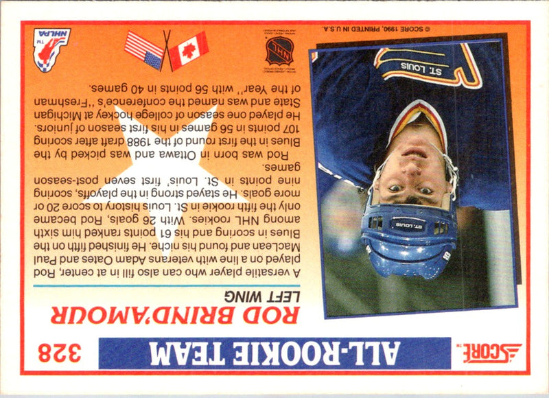 1990 Score Canadian Rod Brind'Amour