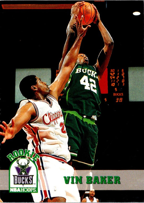1993 Hoops Vin Baker #363 Rookie