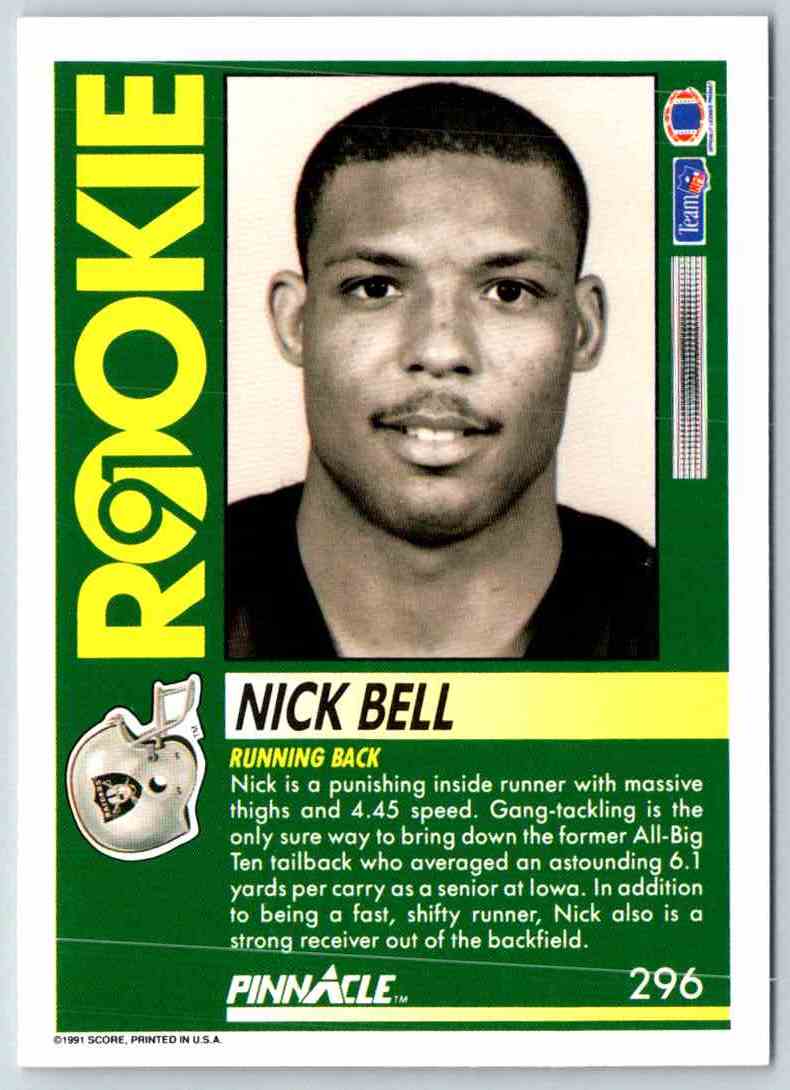 1991 Pinnacle Nick Bell