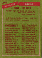 1985 Topps Jim Frey #241