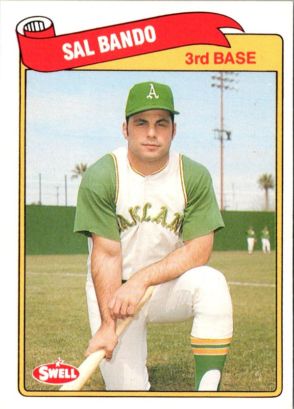 1989 Swell Baseball Greats Sal Bando #63