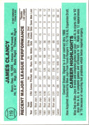 1984 Donruss Jim Clancy