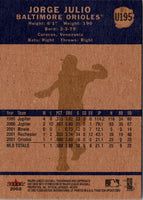 2002 Fleer Tradition Update Jorge Julio #U195