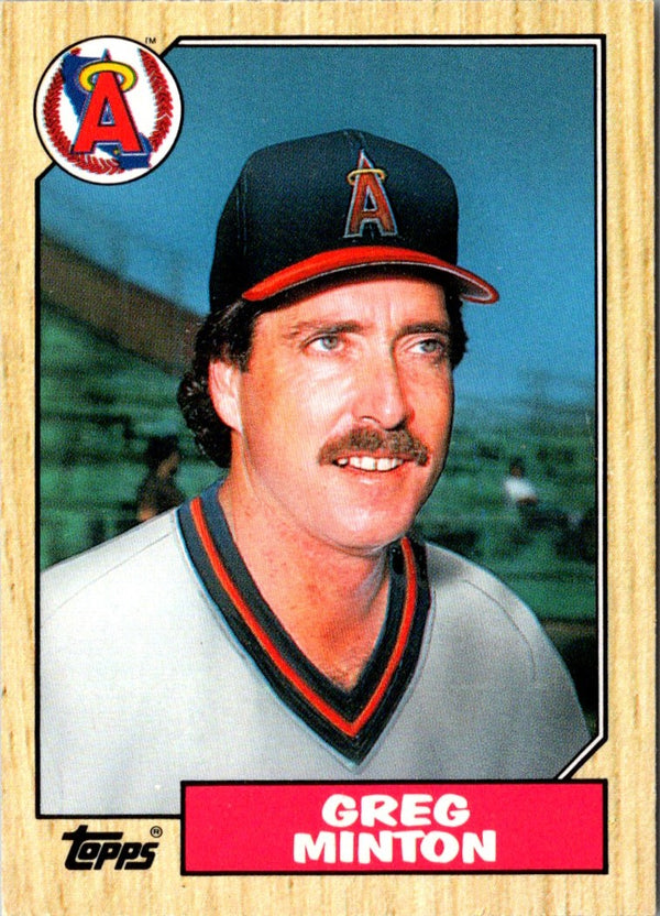 1987 Topps Traded Greg Minton #79T