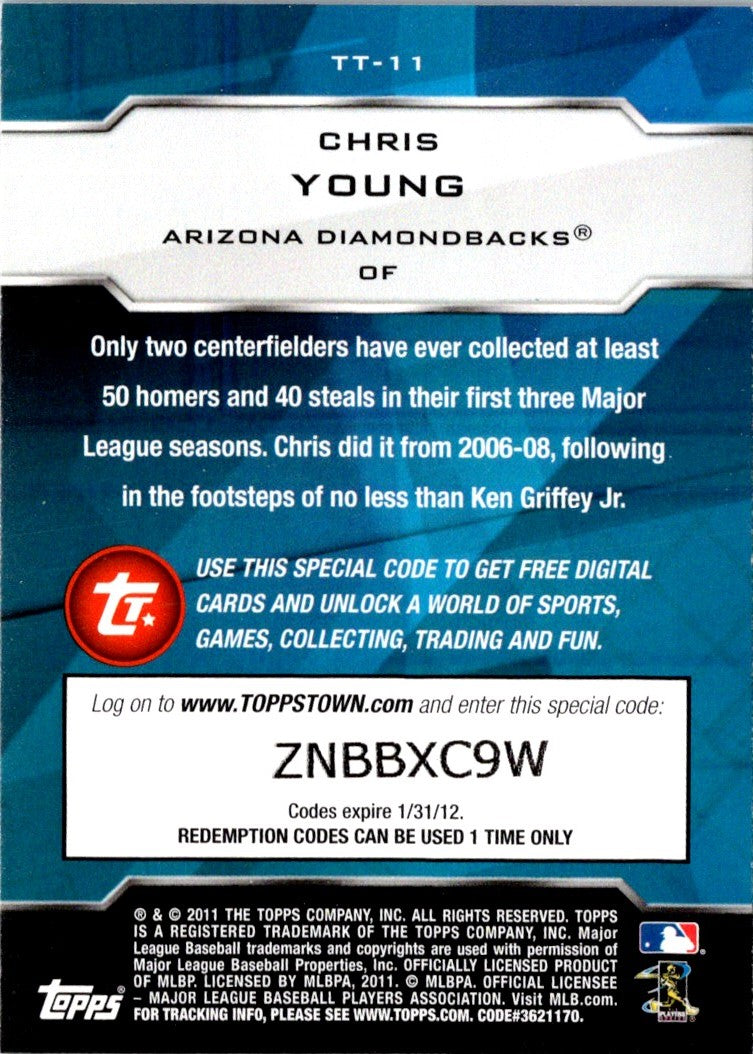 2011 Topps Town Chris Young