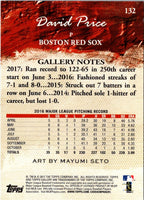 2017 Topps Gallery David Price #132