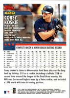 2000 Topps Corey Koskie #420