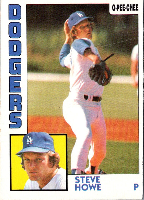 1984 O-Pee-Chee Steve Howe #196