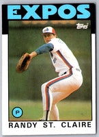 1986 Topps Randy St. Claire #89
