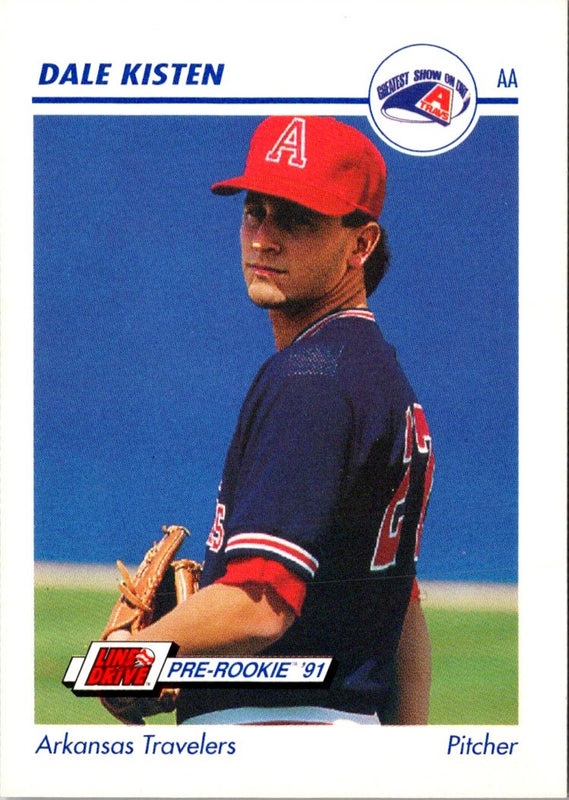 1991 Line Drive AA Dale Kisten #36