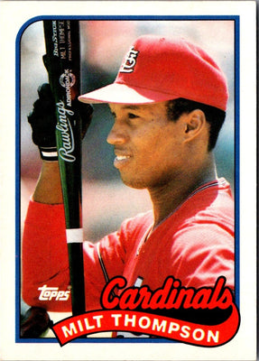 1989 Topps Traded Milt Thompson #118T