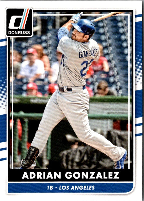 2016 Donruss Adrian Gonzalez #90