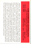 1987 Hygrade All-Time Greats Sam Crawford