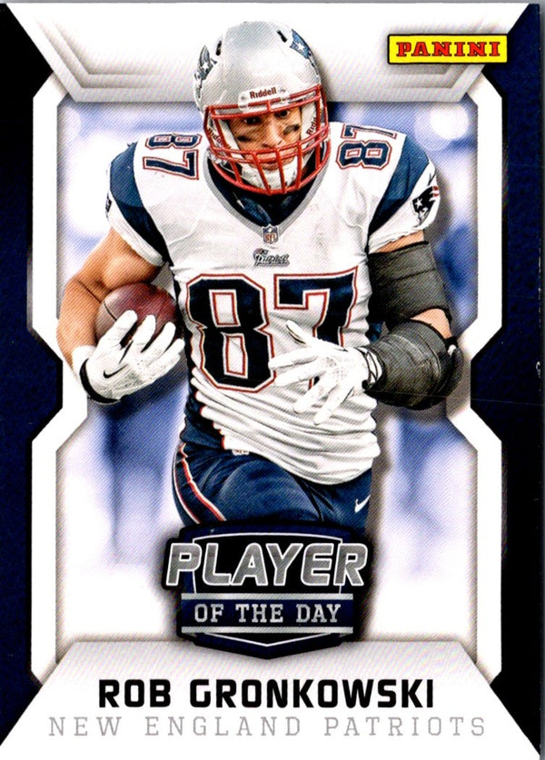 2014 Panini Player Of The Day Rob Gronkowski #10