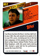 1993 Topps Keith Van Horne