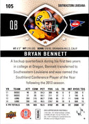 2015 Upper Deck Bryan Bennett