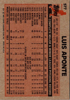 1983 Topps Luis Aponte #577 Rookie