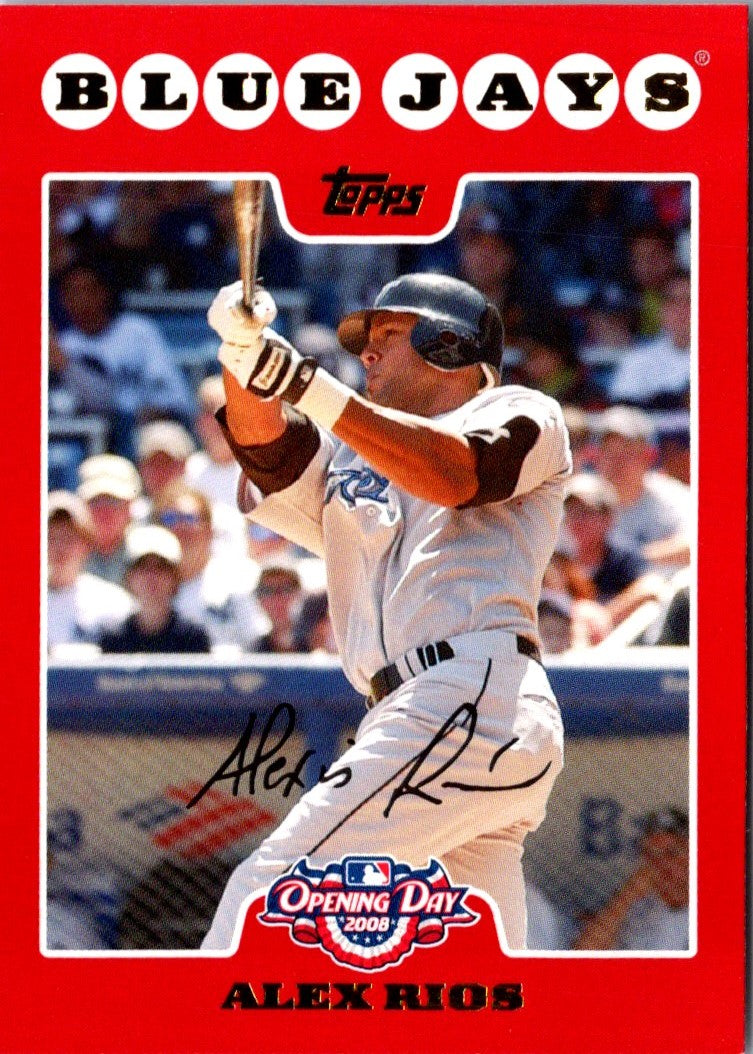 2008 Topps Opening Day Alex Rios