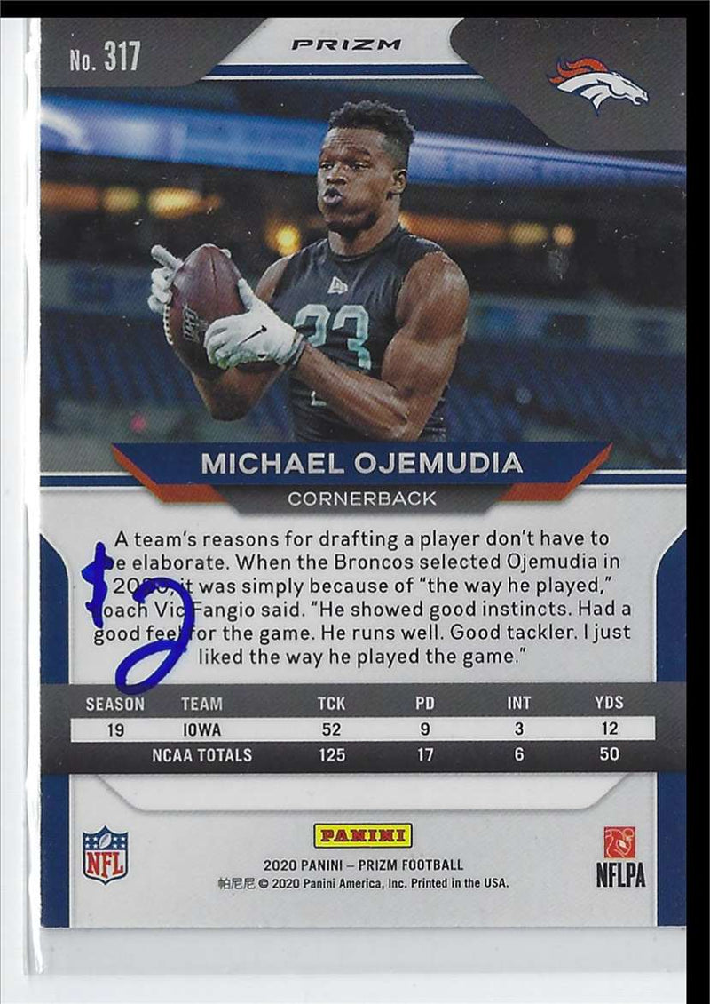 2020 Panini Prizm Michael Ojemudia