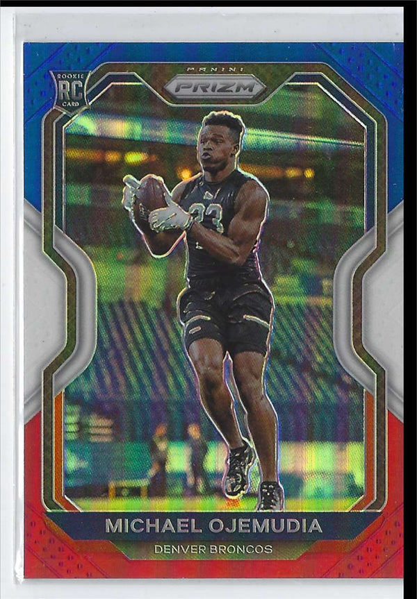 2020 Panini Prizm Michael Ojemudia #317 Rookie