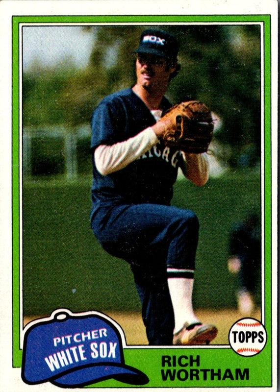 1981 Topps Rich Wortham #107