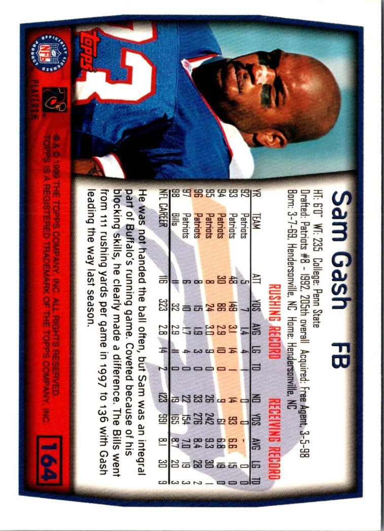 1999 Topps Sam Gash