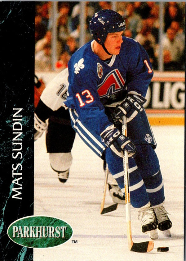 1992 Parkhurst Mats Sundin #148