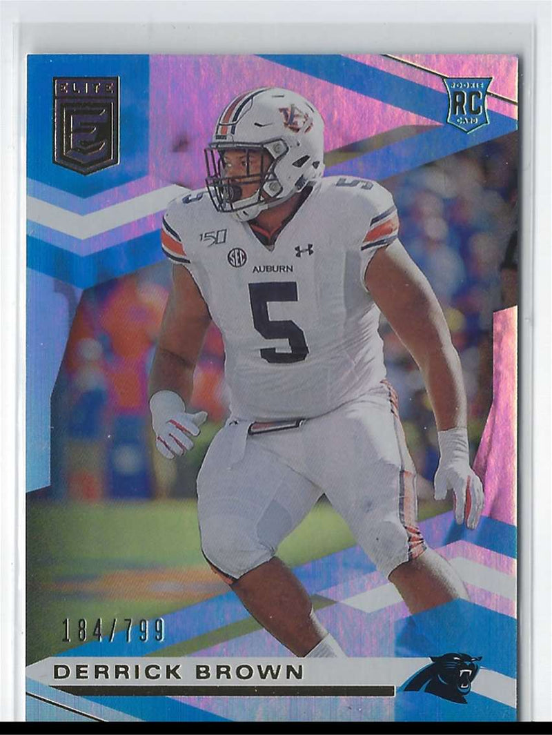 2020 Donruss Elite Company Black Derrick Brown/Bo Jackson/Cam Newton/Dee Ford