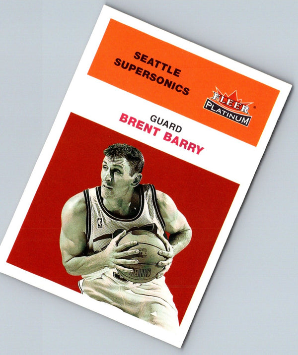 2001 Fleer Platinum Brent Barry #195