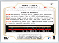 2014 Bowman Brad Ziegler #157