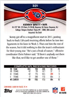 2012 Topps Kenny Britt #321