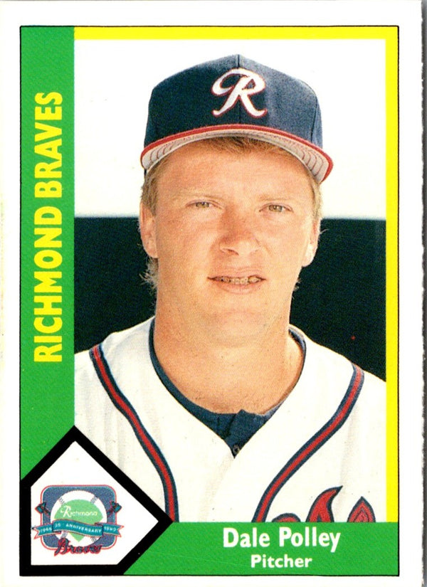1990 CMC Richmond Braves Dale Polley #3