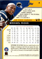 2000 Stadium Club Mikhael Ricks #4