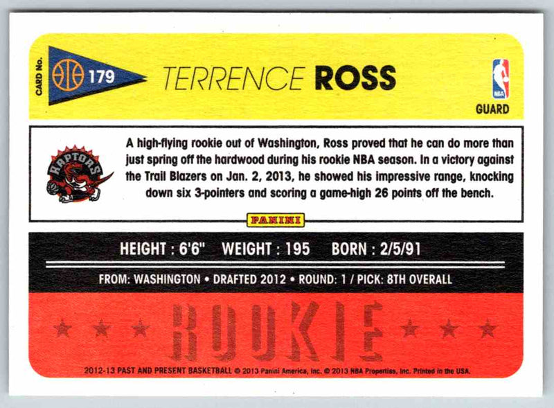 2012 Contenders Terrence Ross