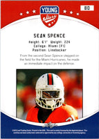 2012 Leaf Young Stars Sean Spence #80