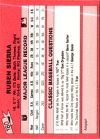 1988 Classic Red Ruben Sierra #180