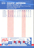 1987 Fleer Update Glossy Chuck Jackson #U-47