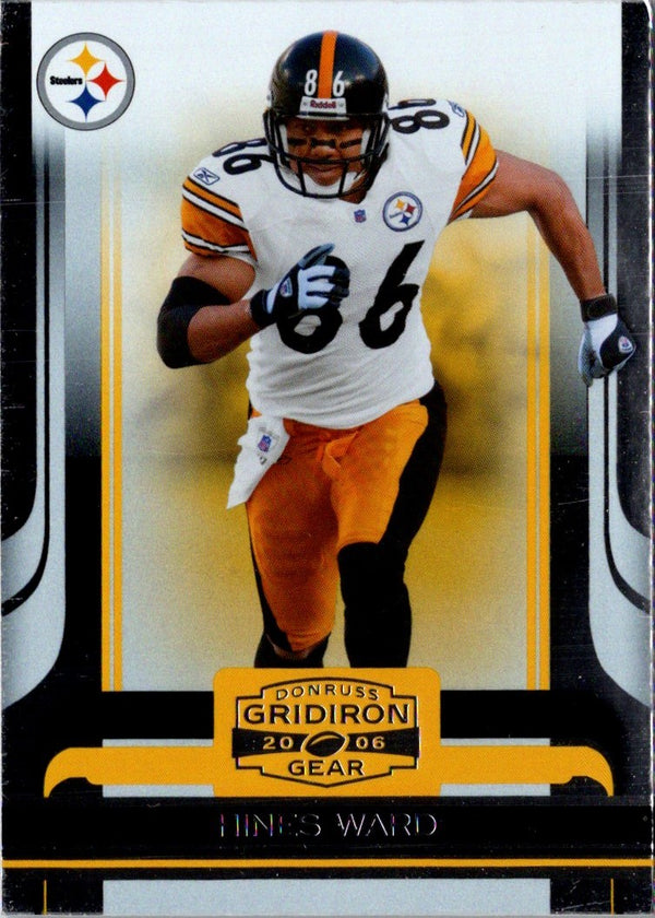 2006 Donruss Gridiron Gear Hines Ward #81