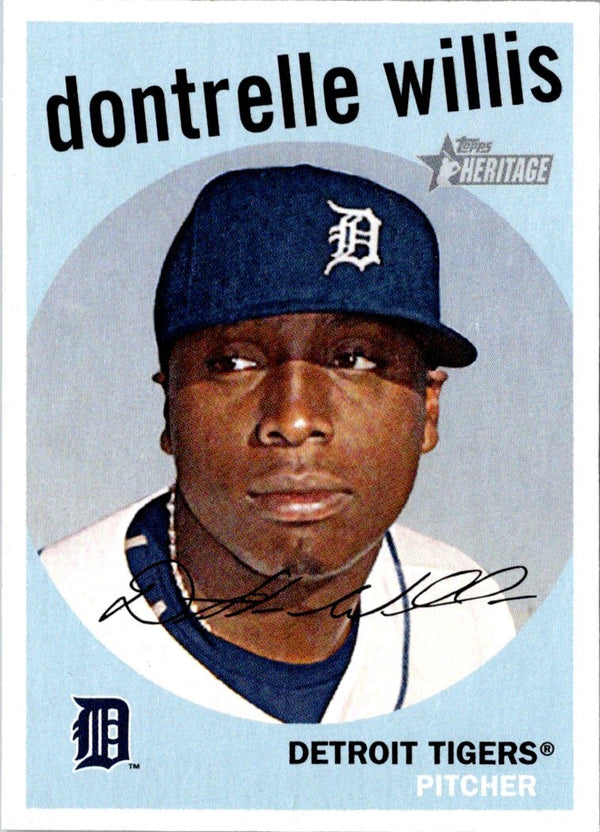 2008 Topps Heritage Dontrelle Willis #18