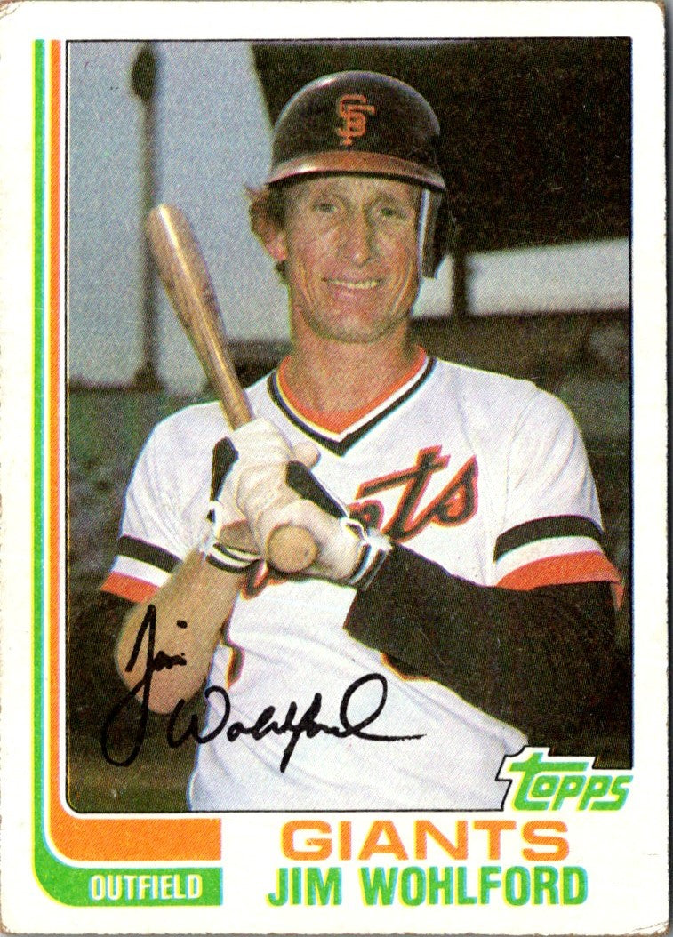 1982 Topps Jim Wohlford