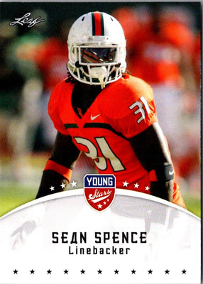 2012 Leaf Young Stars Sean Spence #80