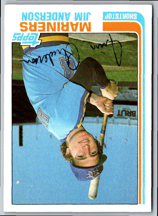 1982 Topps Jim Anderson #497