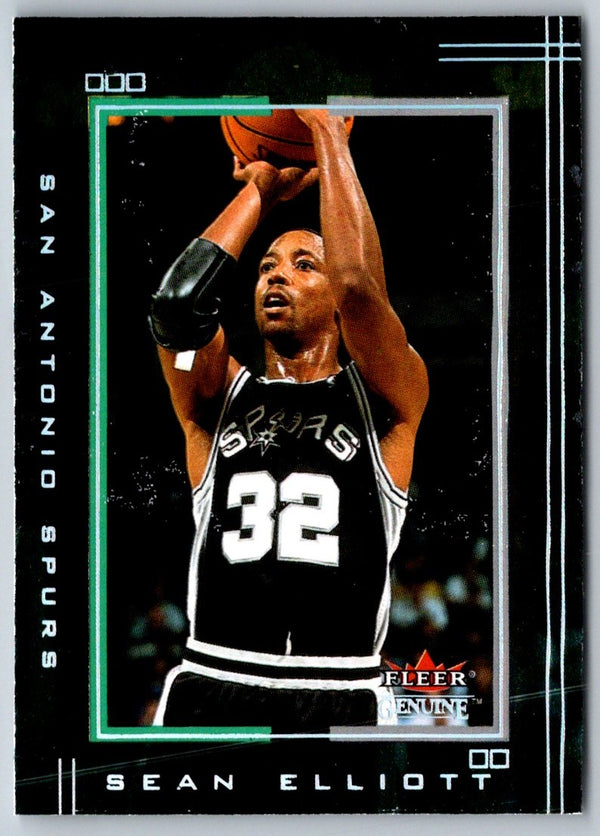 2001 Fleer Genuine Sean Elliott #86