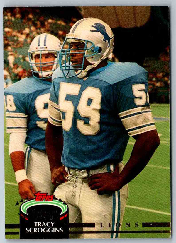 1992 Topps Stadium Club Football Tracy Scroggins #648