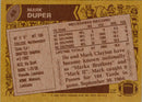 1986 Topps Mark Duper