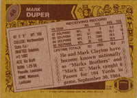 1986 Topps Mark Duper #48 NM+