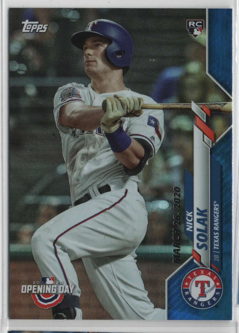 2020 Topps Opening Day Nick Solak